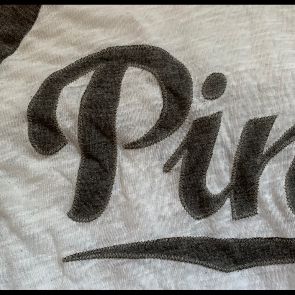 PINK Victoria’s Secret baseball style tee - Picture 2 of 4
